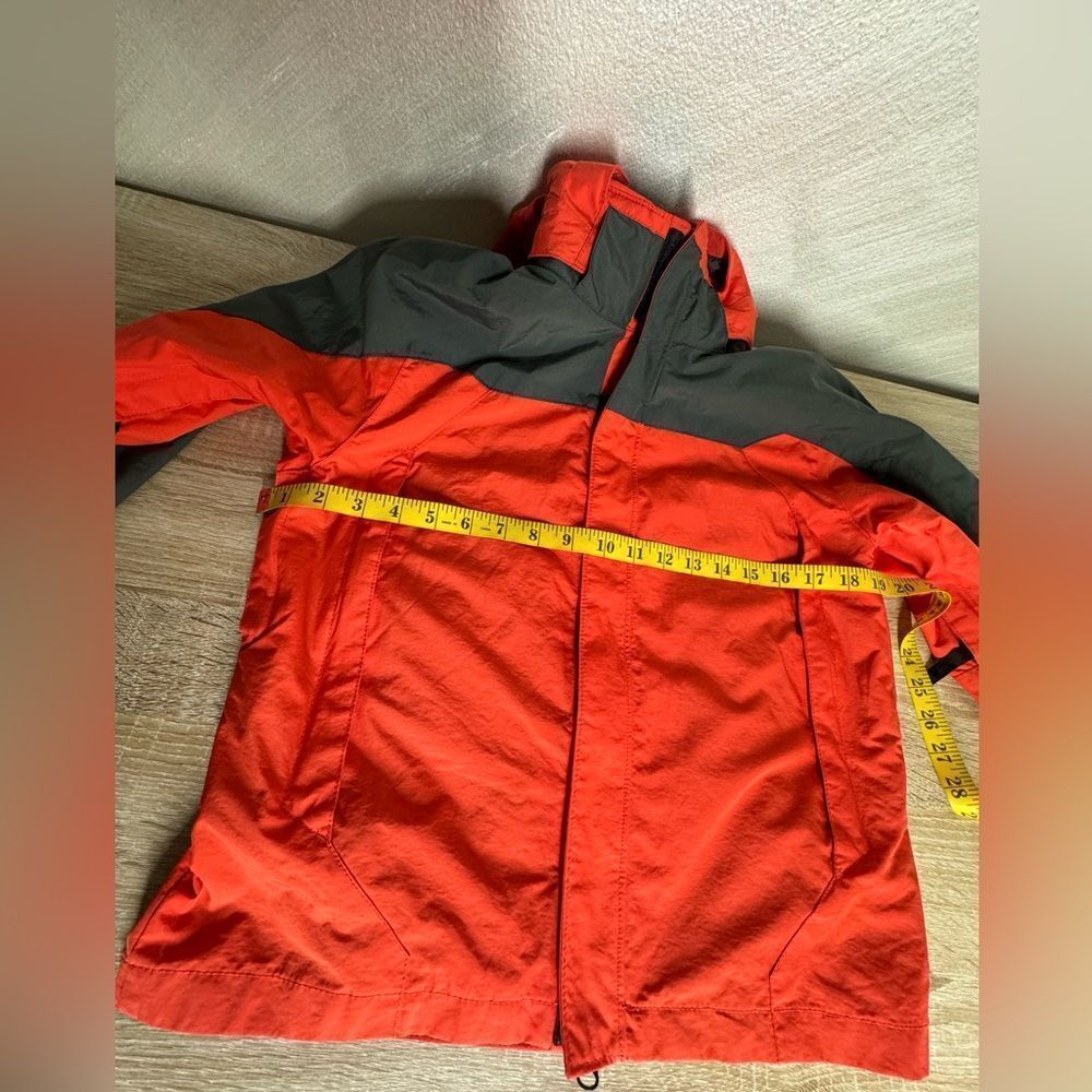 Gap Kids Boys L(10) Carrot Red Nylon Windbreaker Hooded Outdoor Jacket - Picture 13 of 16